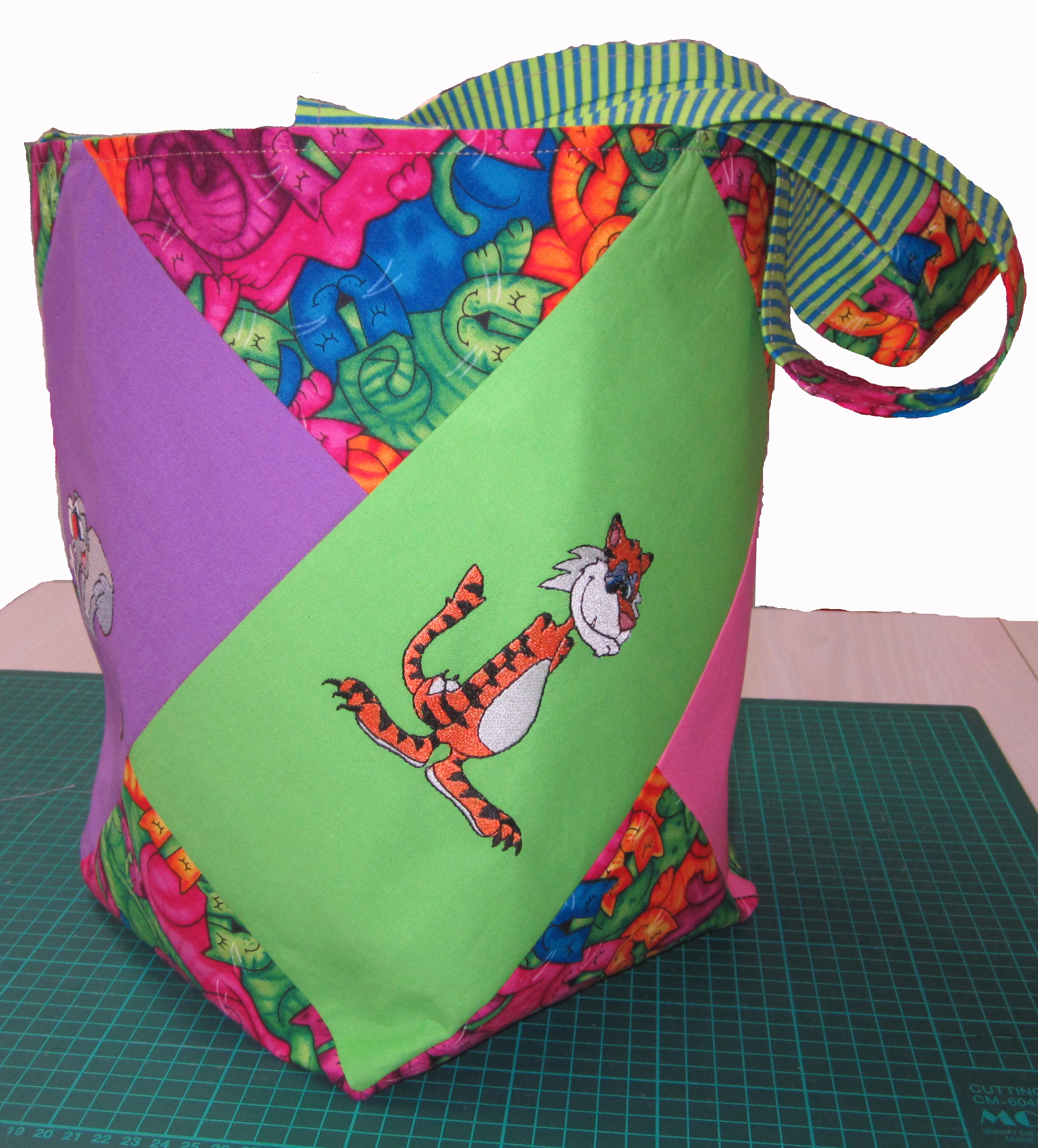 Comical Characters Assymetrical Bag