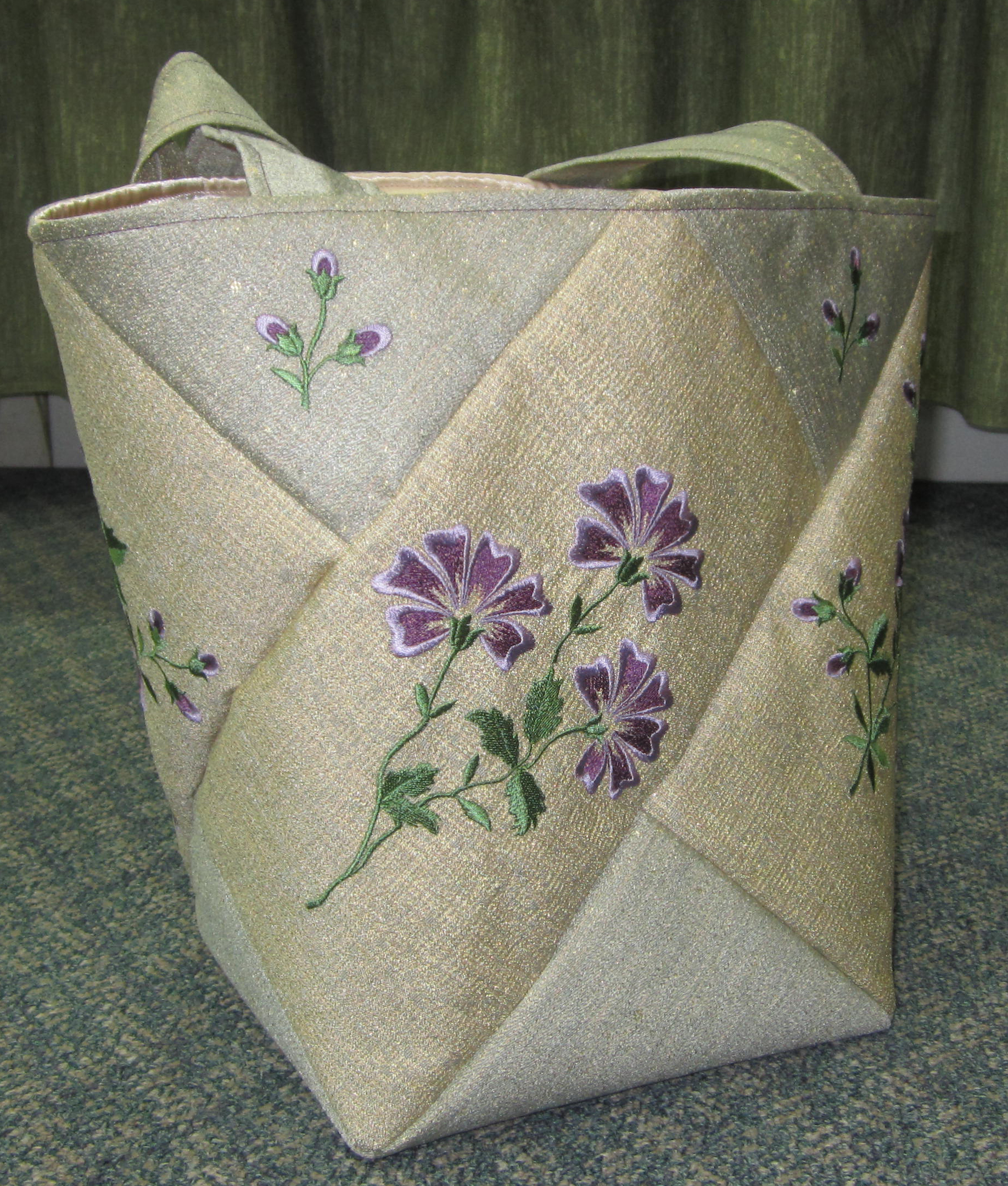 Creative Flowers Assymetrical Bag